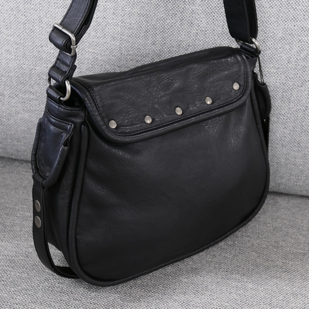 Tasche Schultertasche Shopper Bag Magdalena Boston Black Fritzi aus Preußen