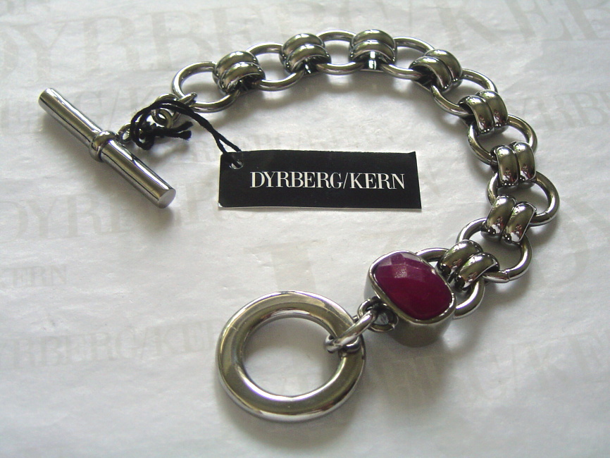 Rhodiniertes Armband Barin Pink Shiny Silver von Dyrberg Kern