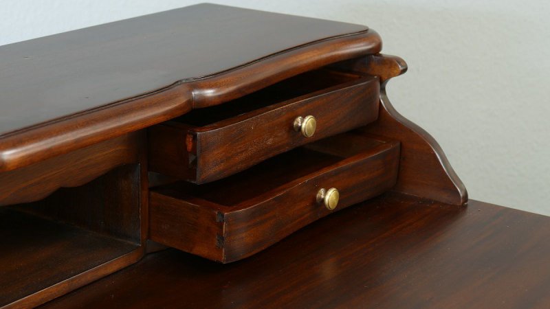 Englischer Lady s Sekretär Mahagoni Chippendale Konsole
