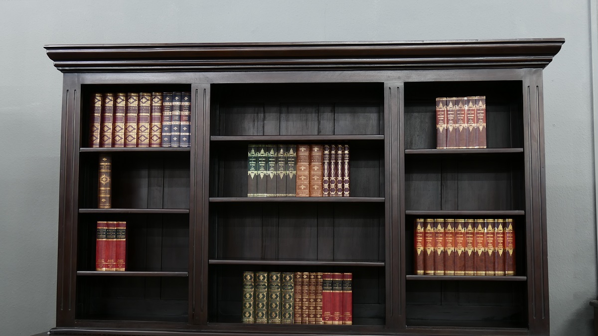Buffet Bücherschrank Buchregal aus massiv Mahagoni Handarbeit