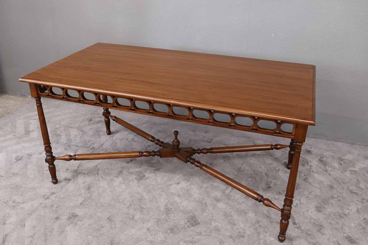 Exclusiver Couchtisch aus massivem Mahagoni NEU Farbe light brown Walnuss