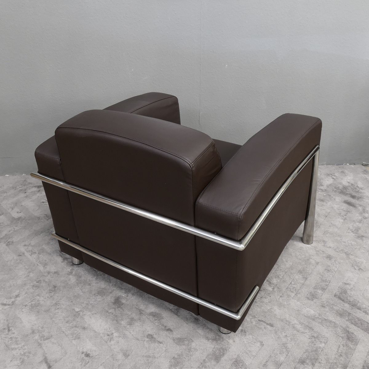 Leder Sessel  Designer Sessel Lounge Office Verona Leather