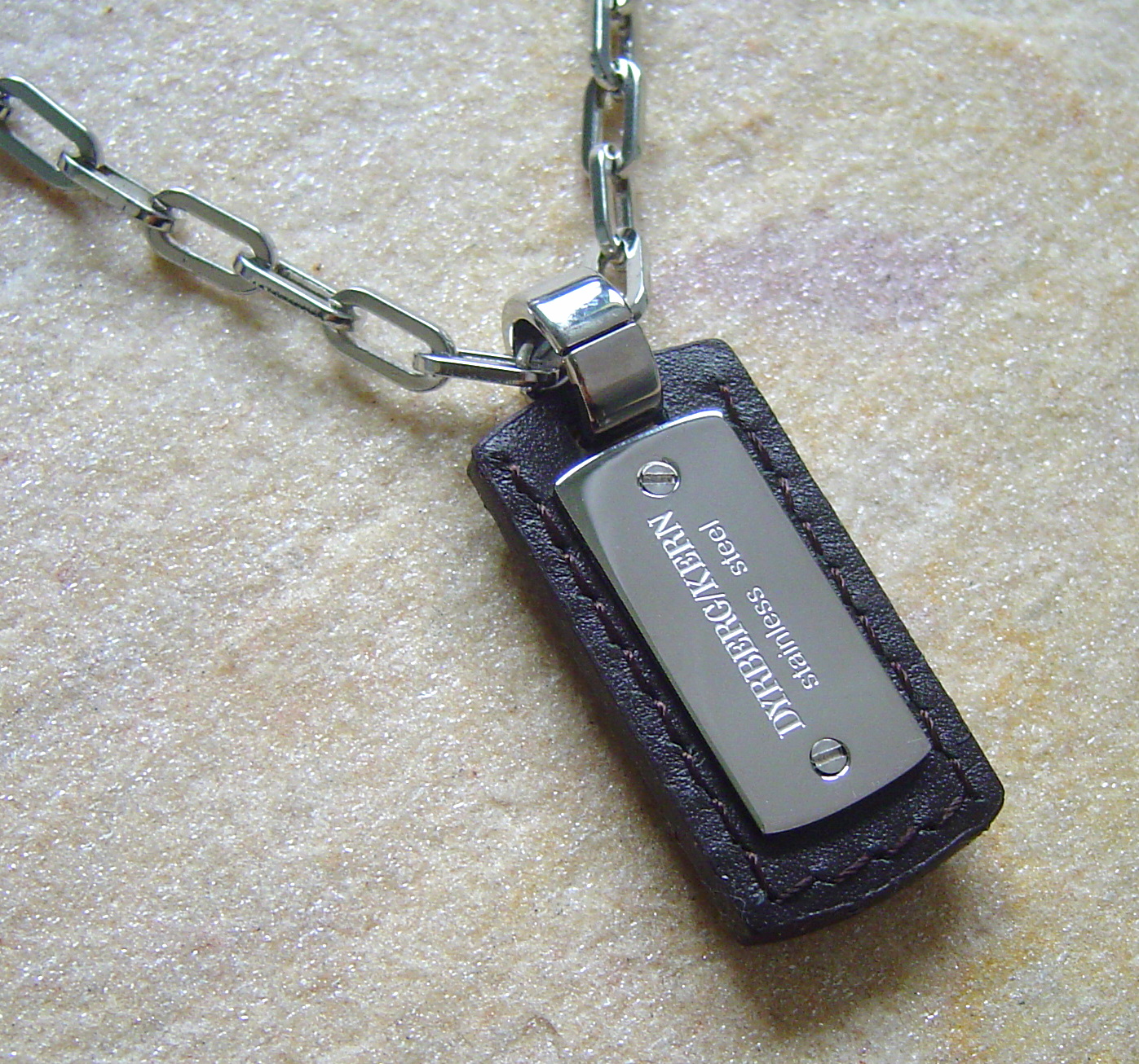 Dyrberg Kern DK man Kette mit Anhänger Jeremy Brown