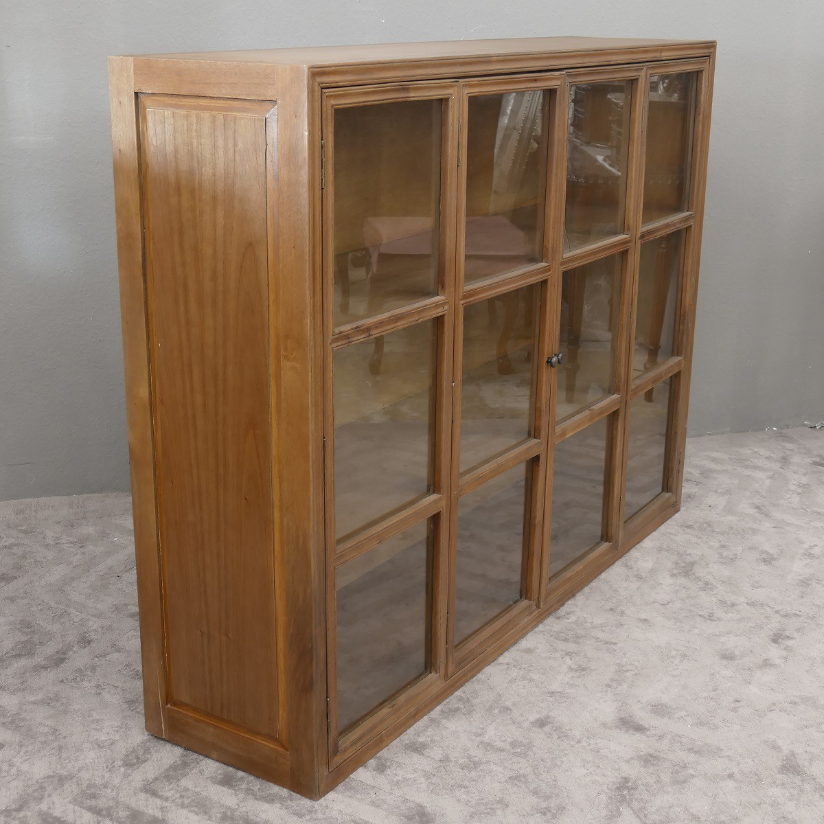 Bücherschrank Schrank Buchregal Vollholz Ausstellungsstück