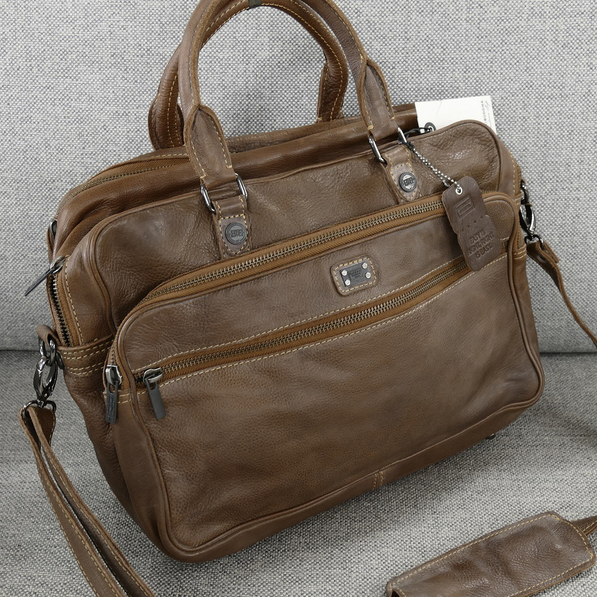 Buddha to Buddha Laptop Bag Men Farbe cognac