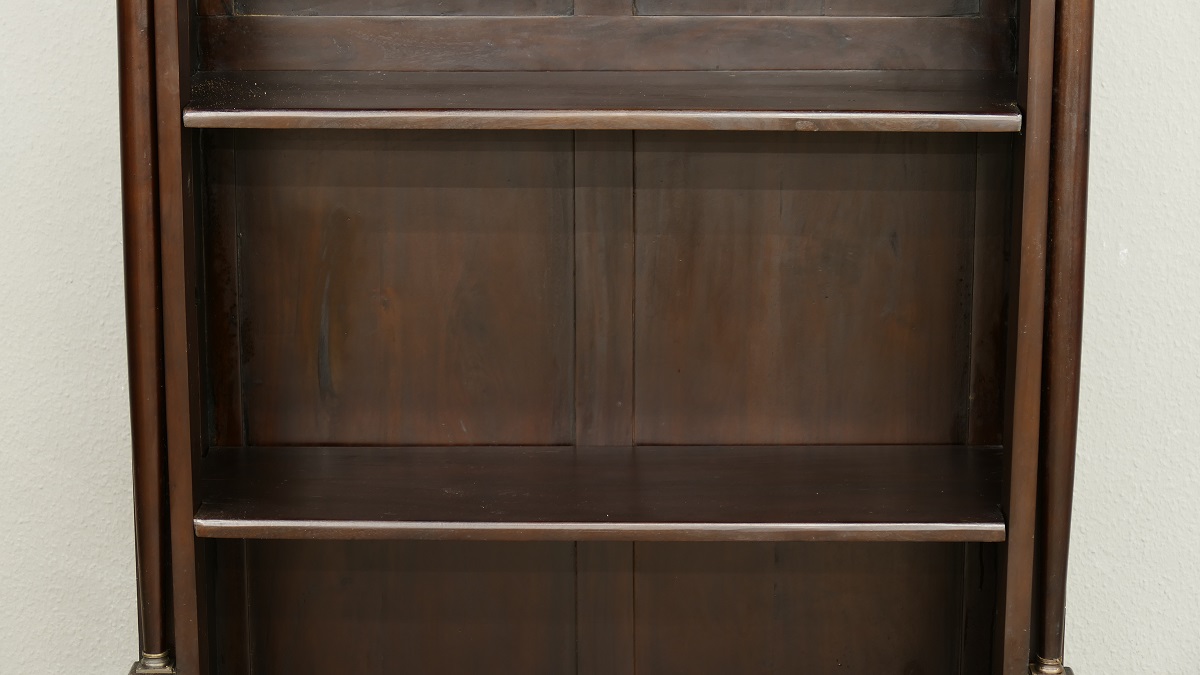 Wunderschönes Buchregal Bücherschrank Bücherregal Regal aus massiv Mahagoni