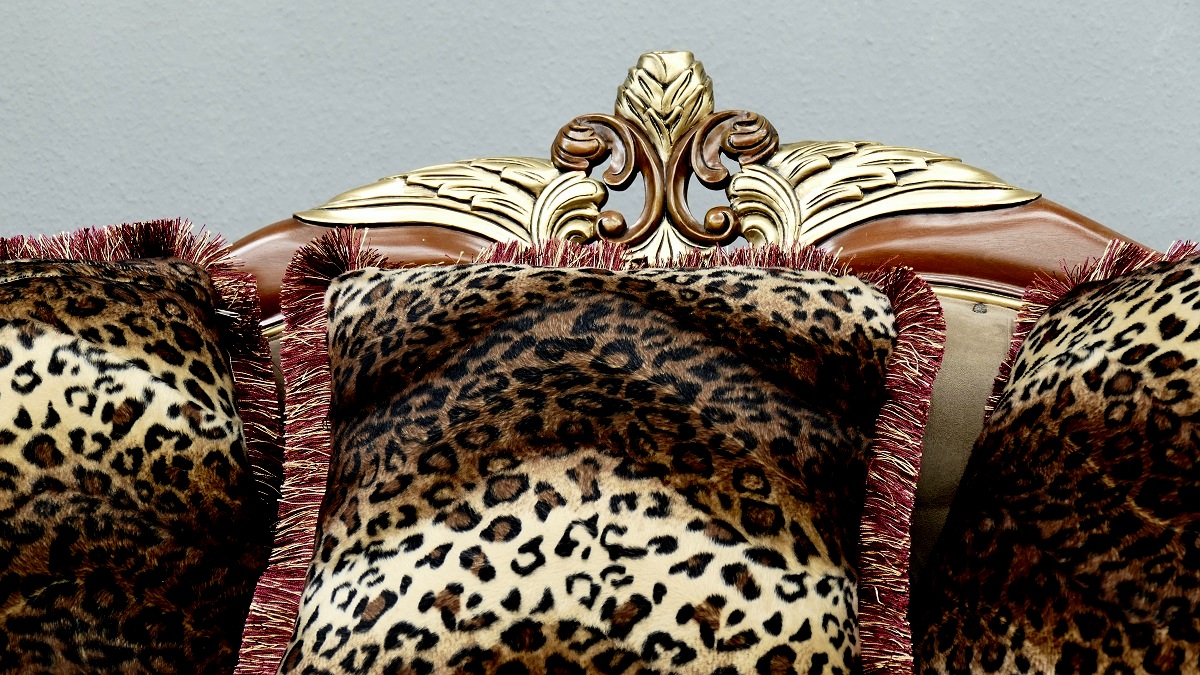 Designersofa Sofa Couch Sessel Couchgarnitur Ottomane Mahagoni Hunter 3-Sitzer