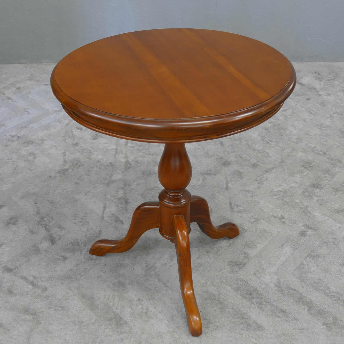 Tisch Teetisch Beistelltisch Wine Table Mahagoni Farbe Holz hellbraun Walnuss