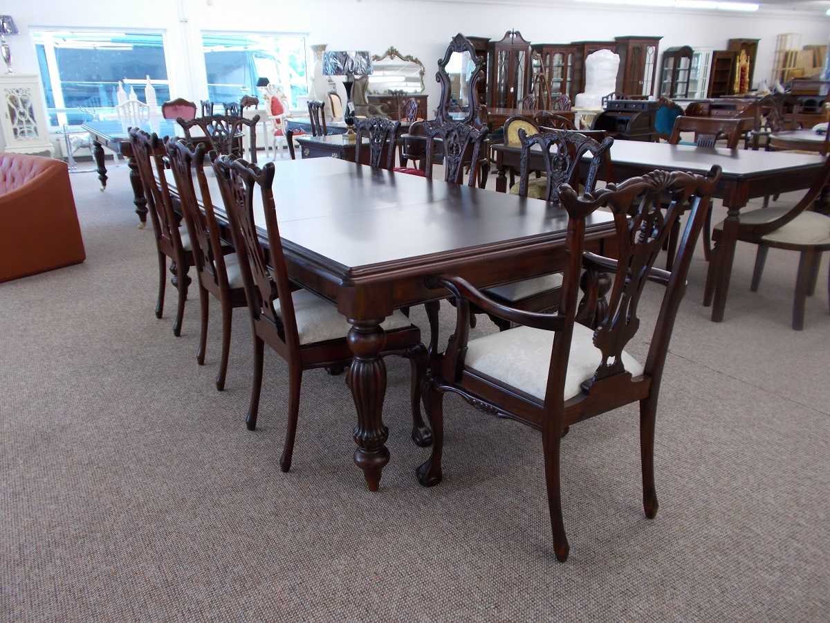 Tisch Esstisch Mahagoni Louis Stil 250 cm