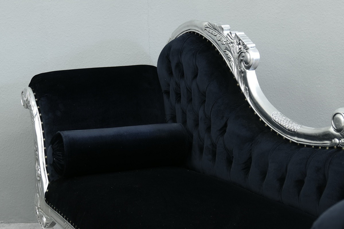 Wunderschöne Recamiere Ottomane Couch Mahagoni