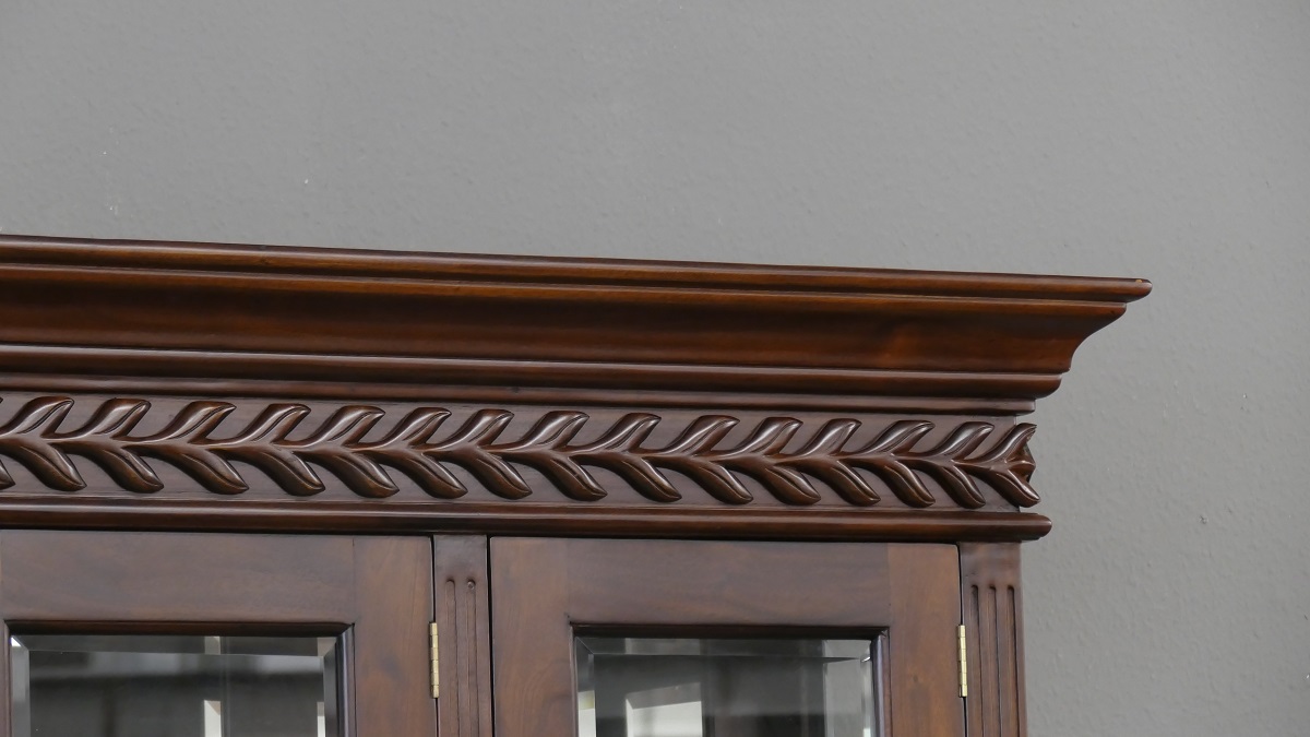 Englischer Chippendale Schrank Buffet Mahagoni Traum