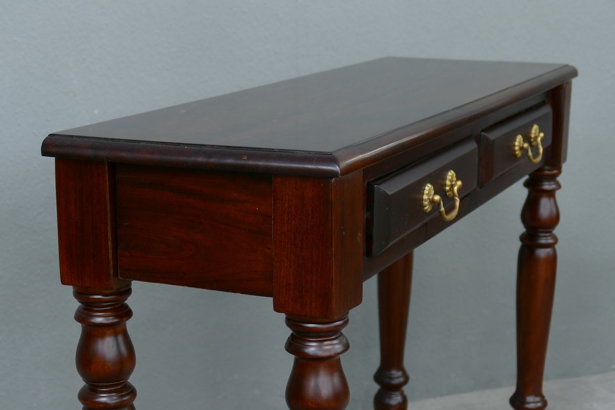 Englische Konsole Mahagoni Diele Garderobe Louis Stil