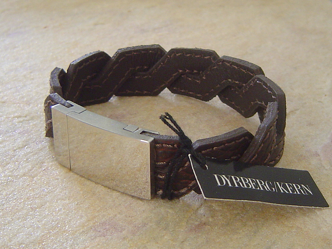 Dyrberg Kern DK man Leder Armband Travis ST Brown