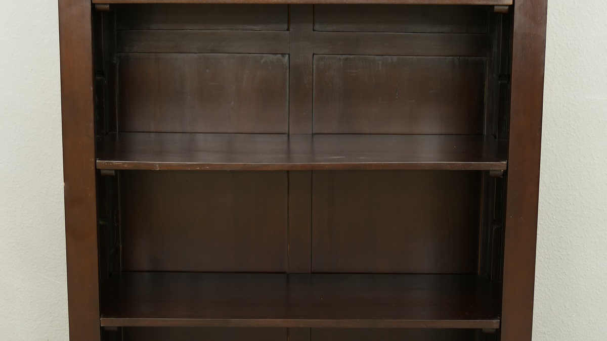 Wunderschönes Buchregal Bücherschrank Bücherregal Regal aus massiv Mahagoni