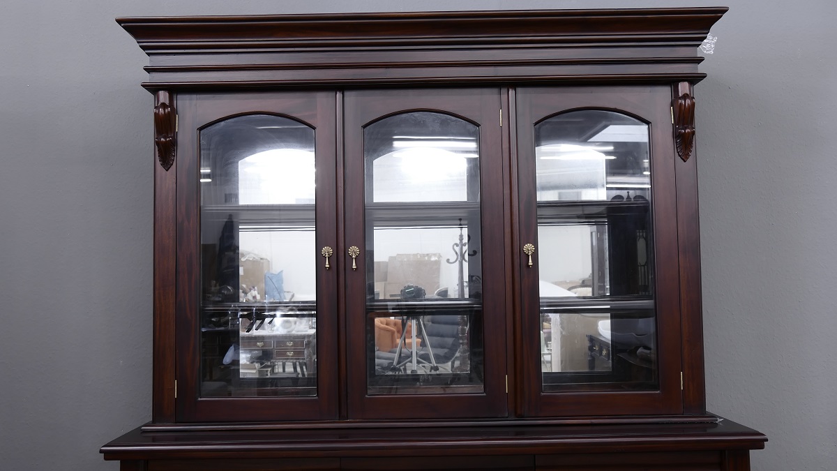 Buffet Schrank Mahagoni massiv Victorianischer Stil