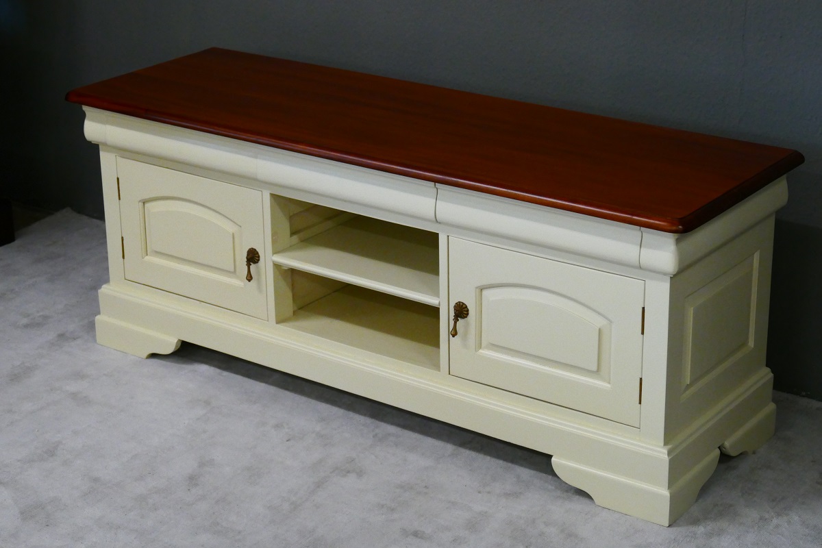 TV Schrank Buffet Sideboard Malmö massiv Mahagoni Handabrbeit Premium Qualität