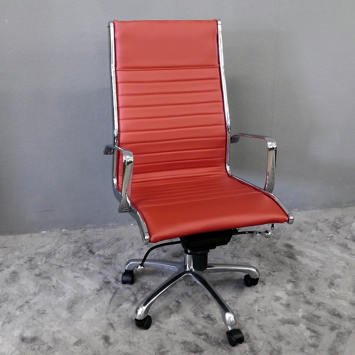 Büro Bürostuhl Schreibtischstuhl Schreibtischsessel Chefsessel Farbe rot