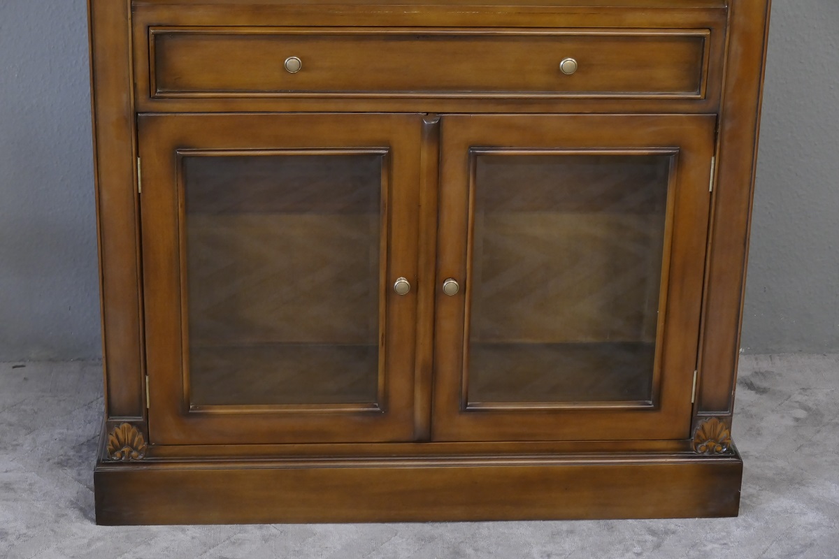 Buchregal Bücherschrank Bücherregal Regal Mahagoni 210 x 100 cm