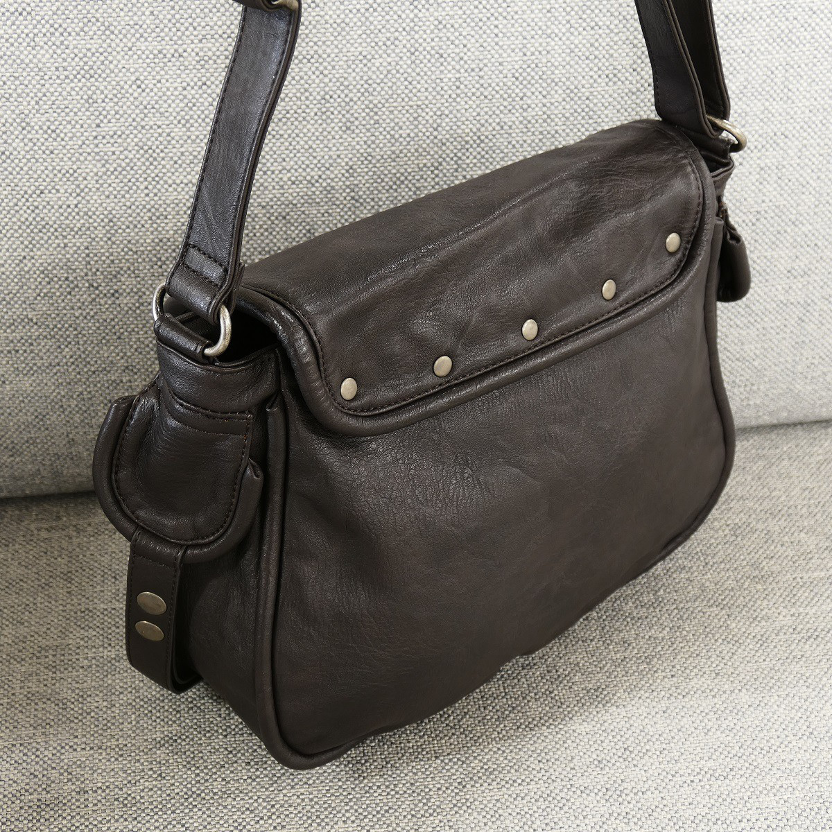 Tasche Schultertasche Shopper Bag Magdalena Boston Brown Fritzi aus Preußen