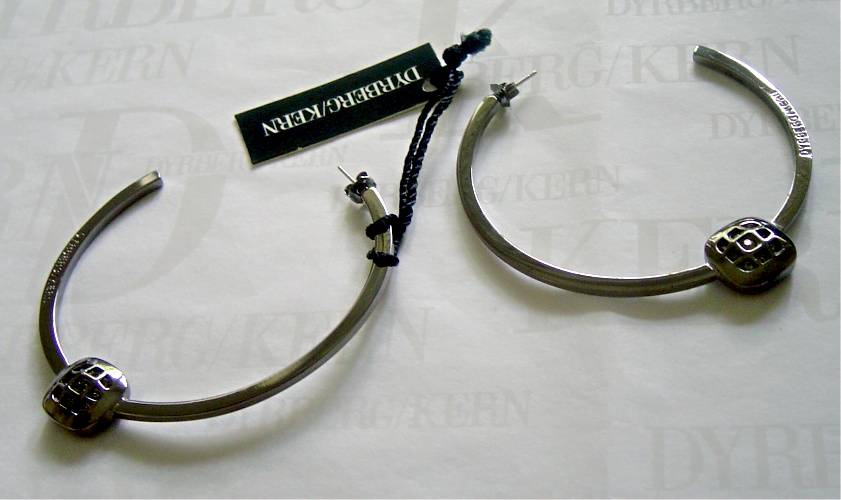 Dyrberg Kern Creolen EORICA GM  GREY CUSHION