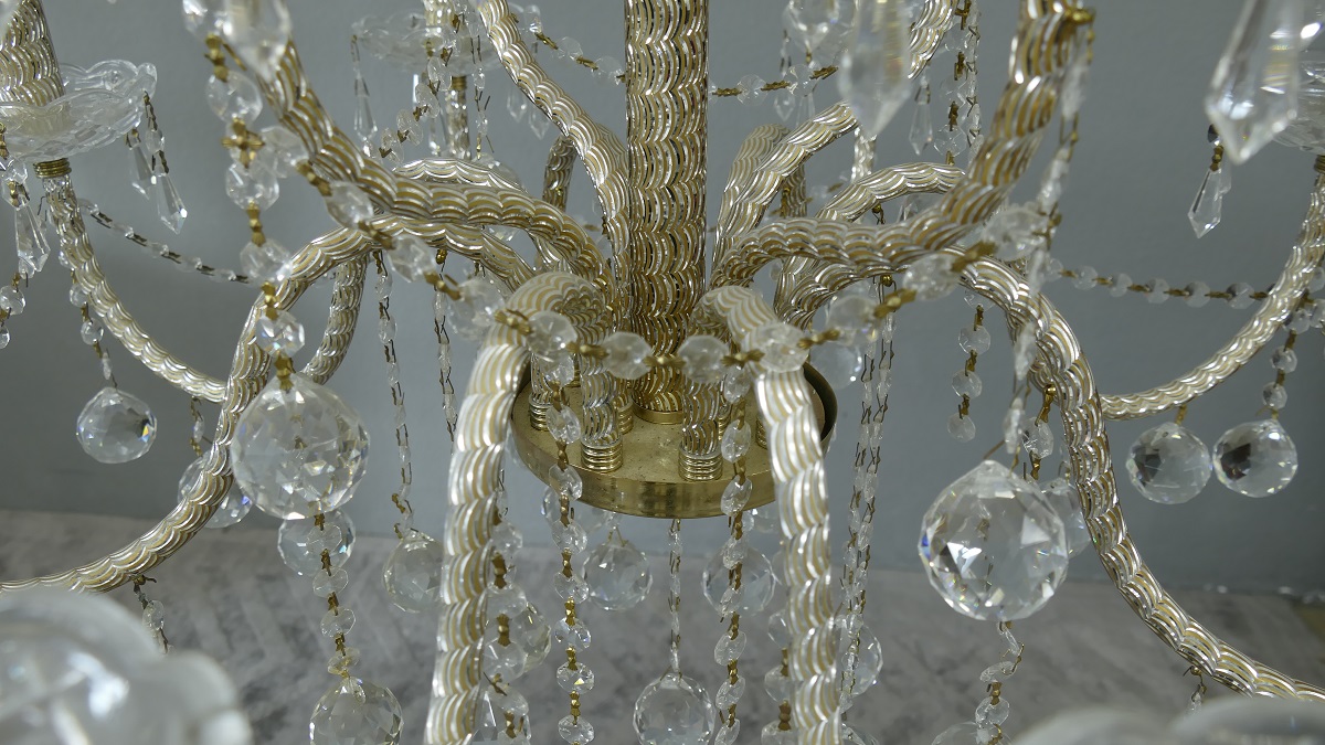 Ausstellungsstück Leuchte Deckenlampe Kronleuchter Lüster Durchm. 70, Höhe 55 cm