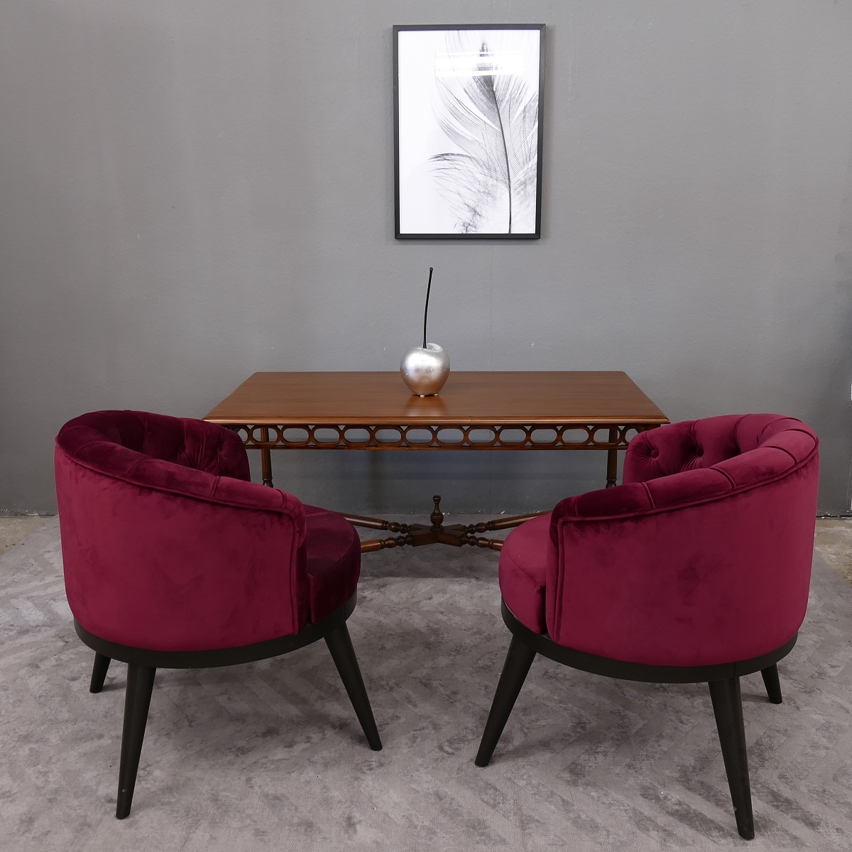 Exclusiver Couchtisch aus massivem Mahagoni NEU Farbe light brown Walnuss