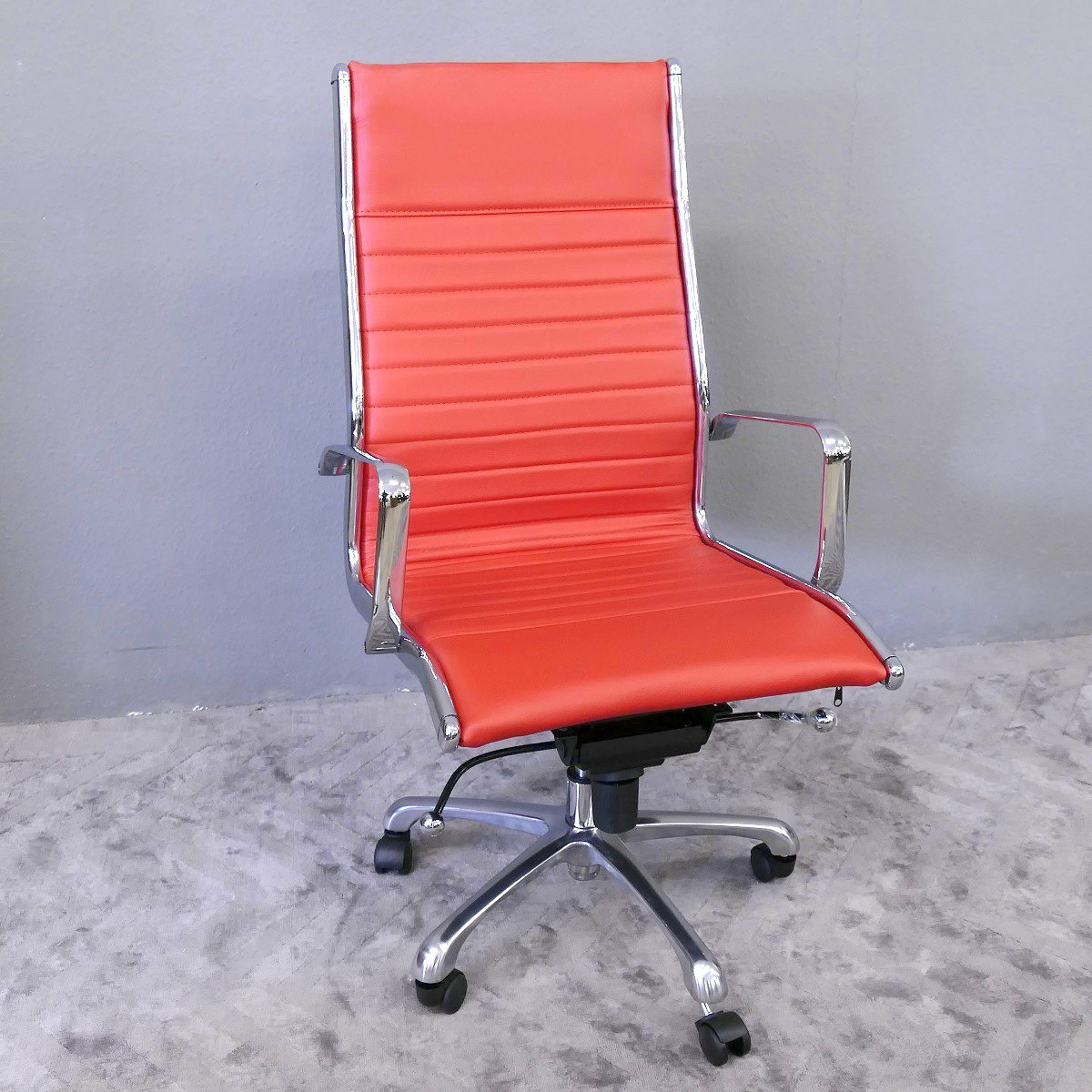 Büro Bürostuhl Schreibtischstuhl Schreibtischsessel Chefsessel Farbe rot