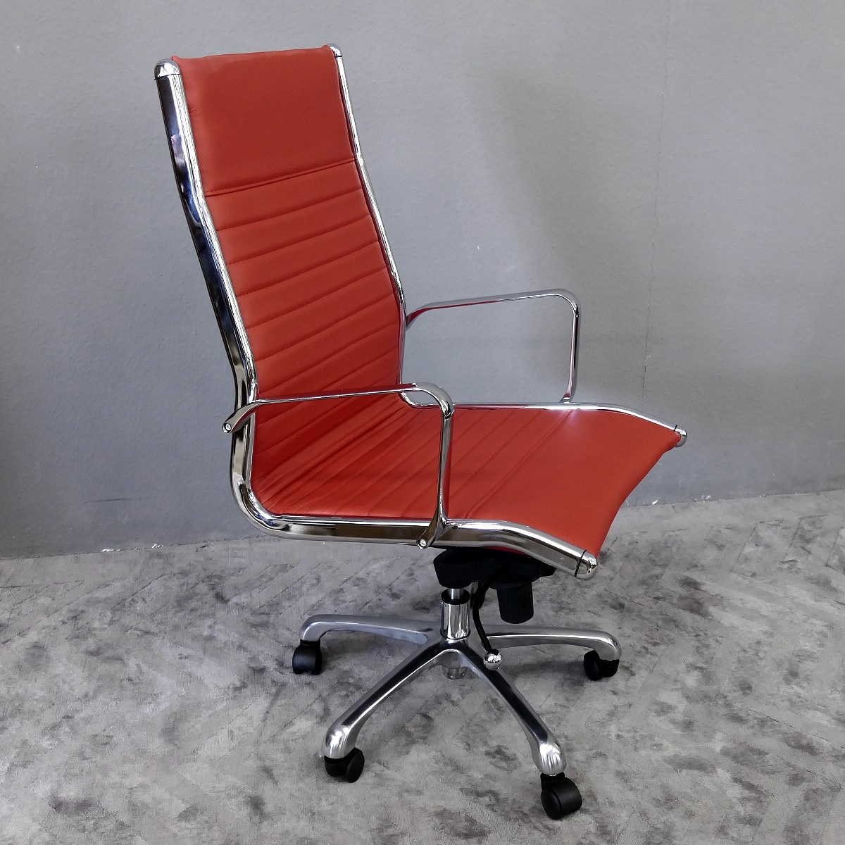 Büro Bürostuhl Schreibtischstuhl Schreibtischsessel Chefsessel Farbe rot