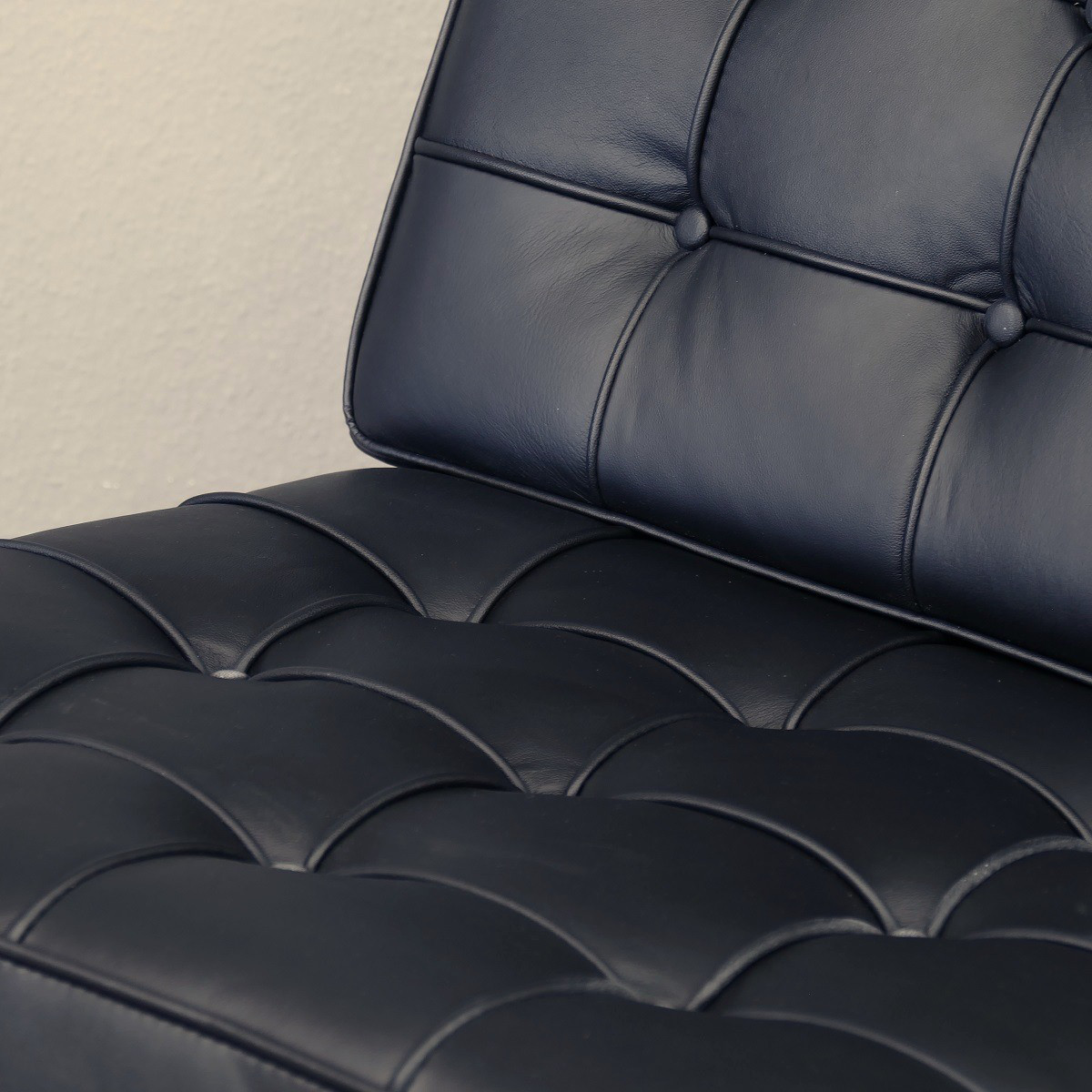 Relax Sessel mit Fußteil Ottoman Design Klassiker Couch Leder