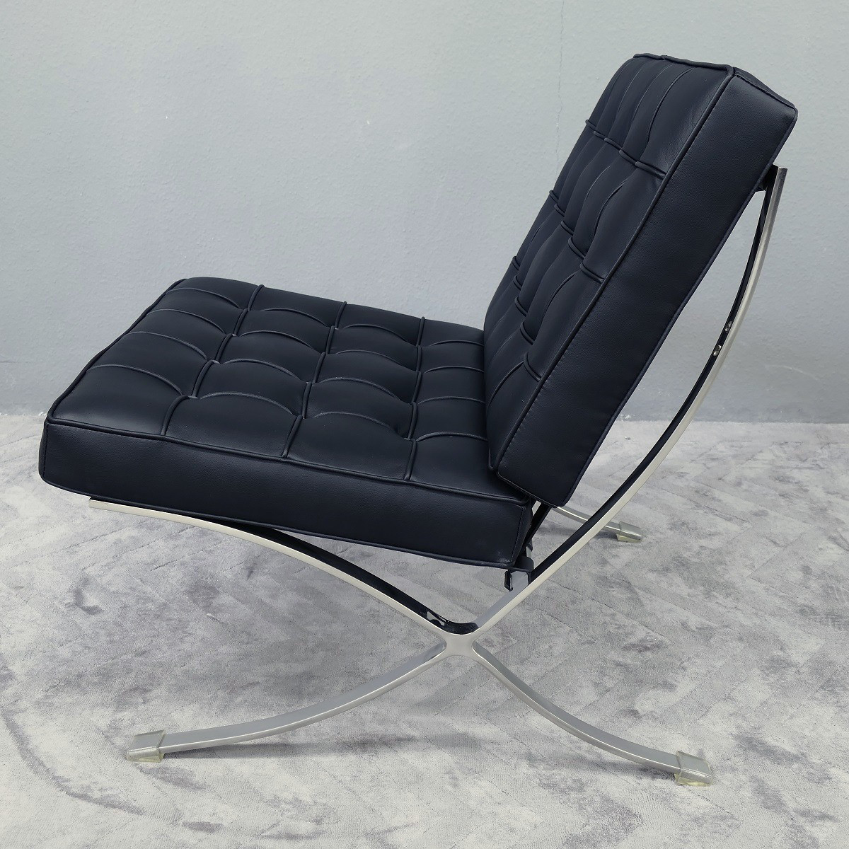 Relax Sessel mit Fußteil Ottoman Design Klassiker Couch Leder