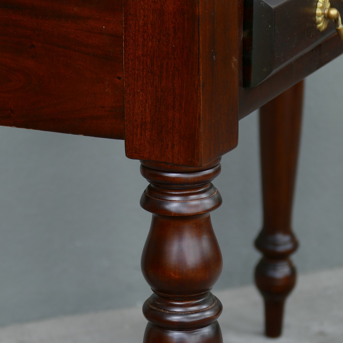 Englische Konsole Mahagoni Diele Garderobe Louis Stil