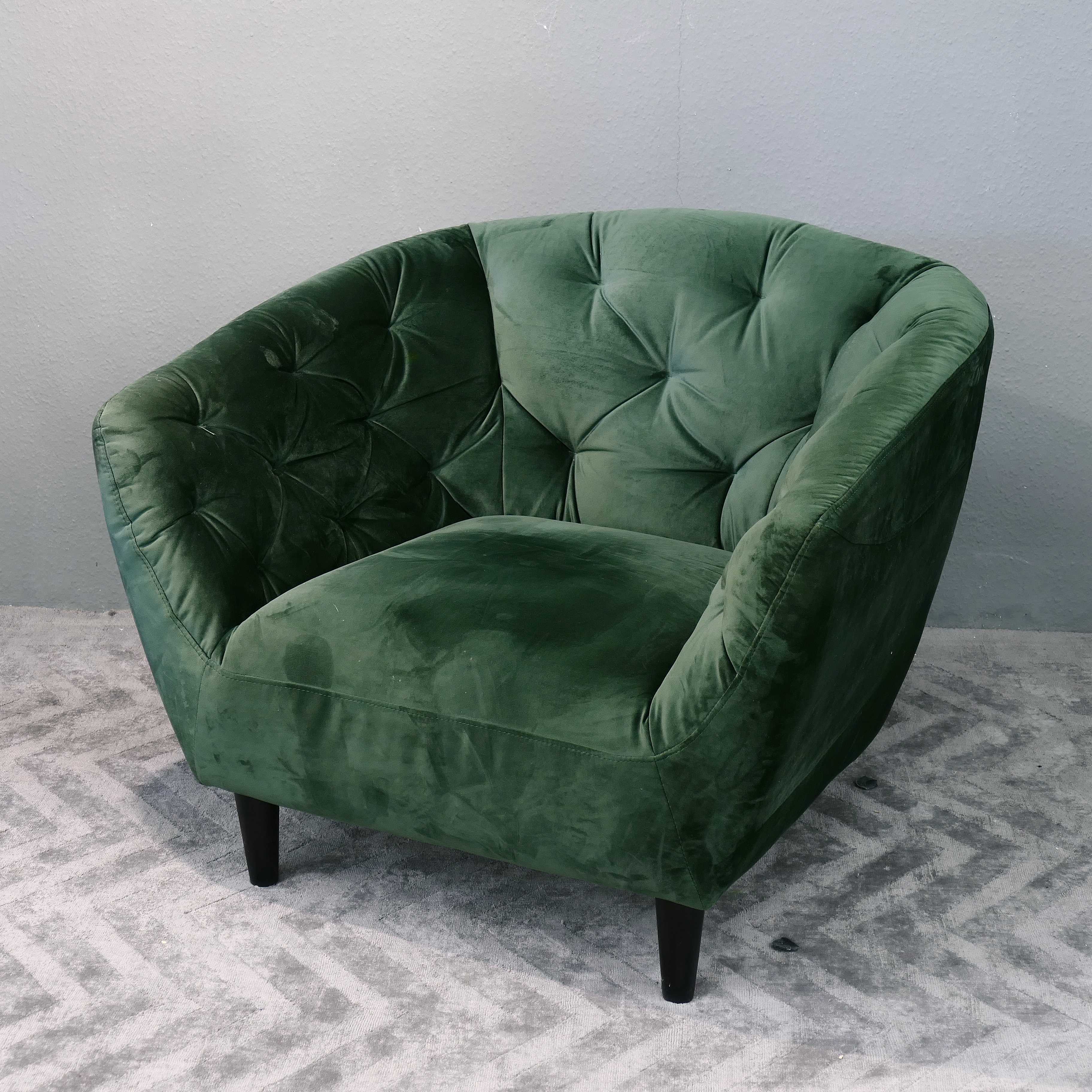 Samt Sessel Rio