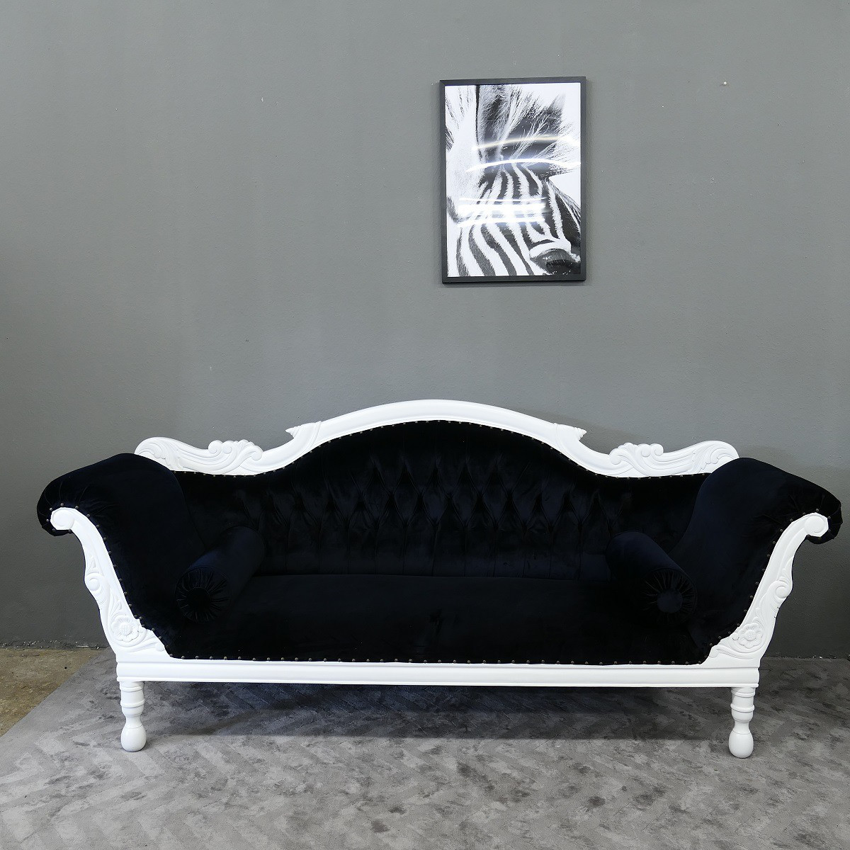 Wunderschöne Couch Recamiere Ottomane Mahagoni