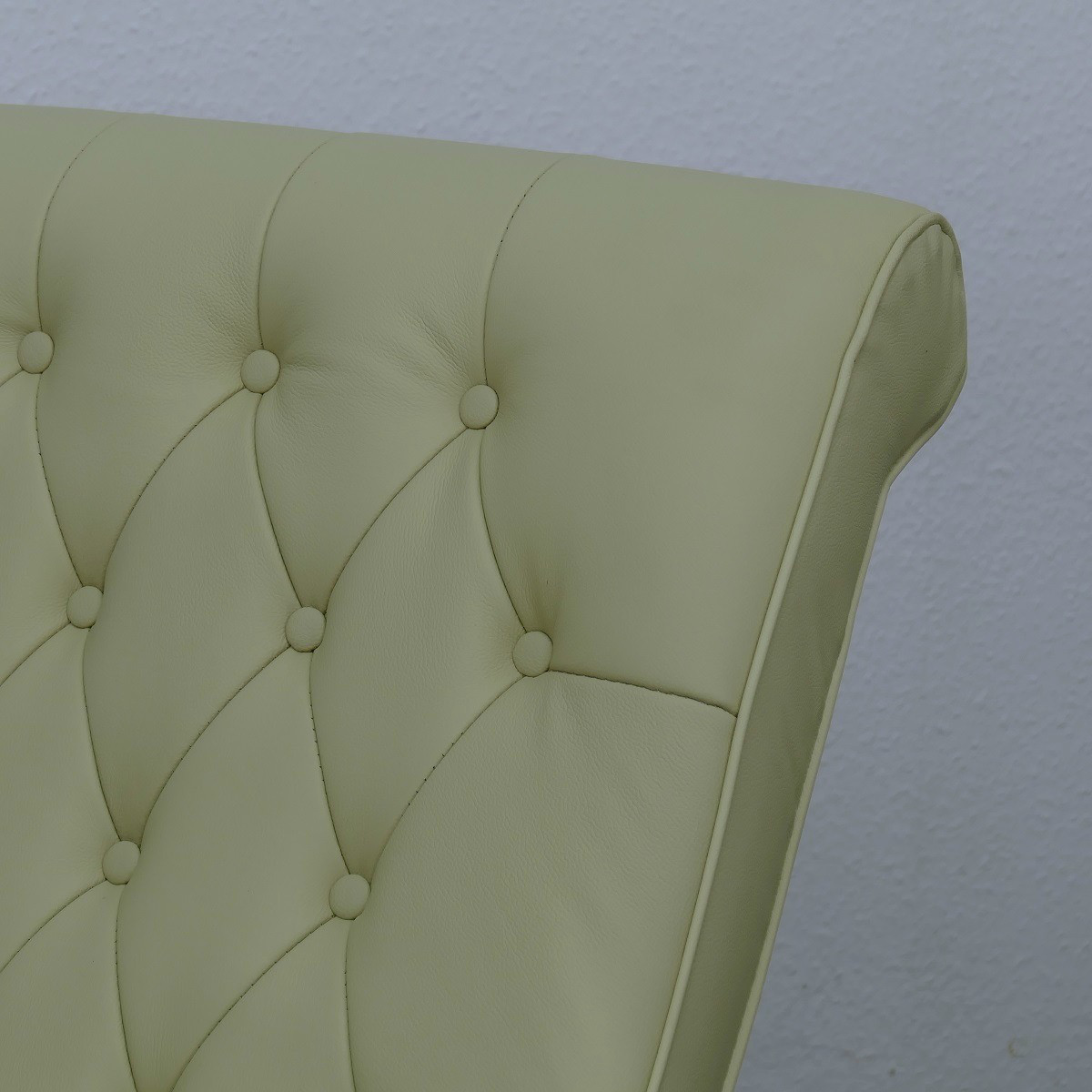Schaukelstuhl Lounge Liege Sofa Design Klassiker Couch Farbe: Cream