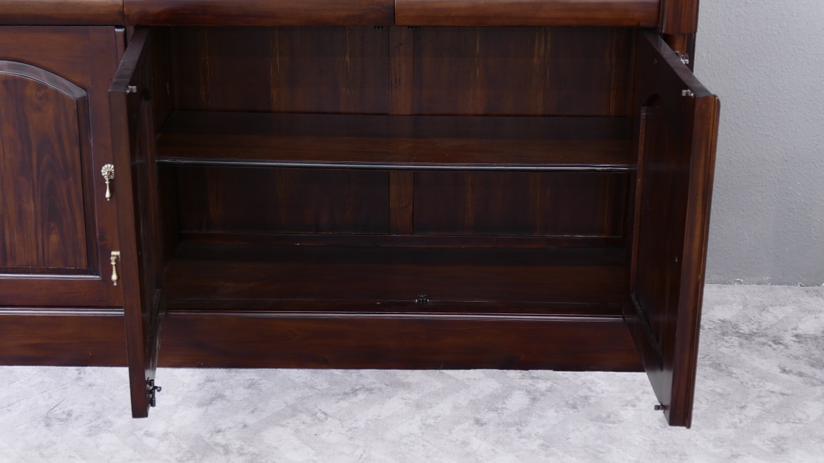 Buffet Schrank Mahagoni massiv Victorianischer Stil
