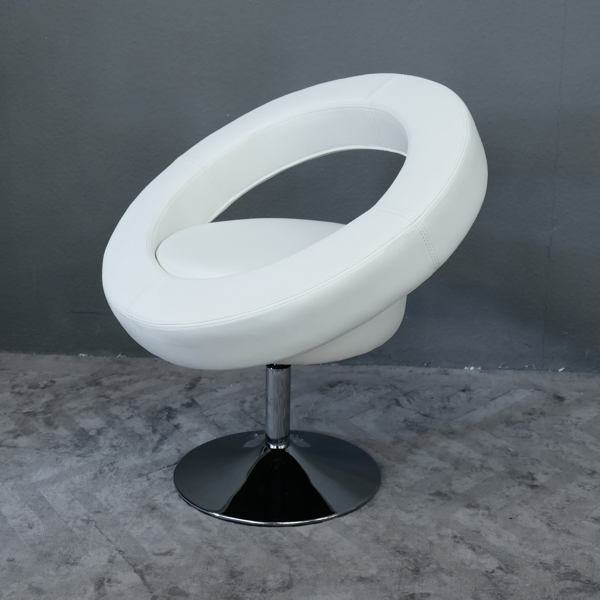 Designer Lounge Sessel Material PU white top stylish