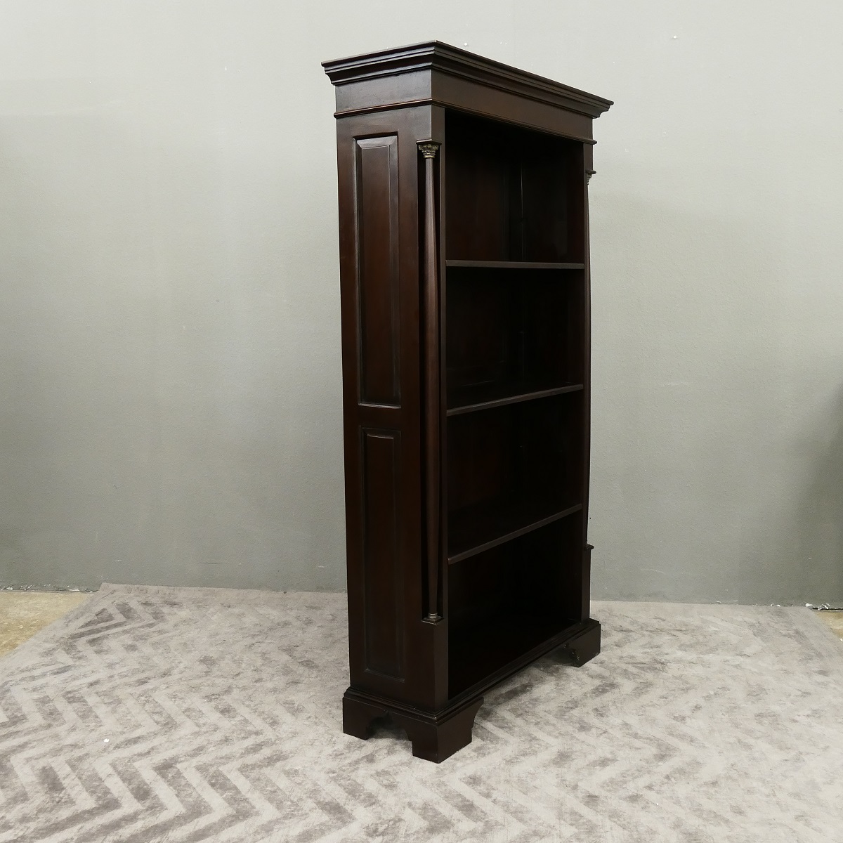 Wunderschönes Buchregal Bücherschrank Bücherregal Regal aus massiv Mahagoni