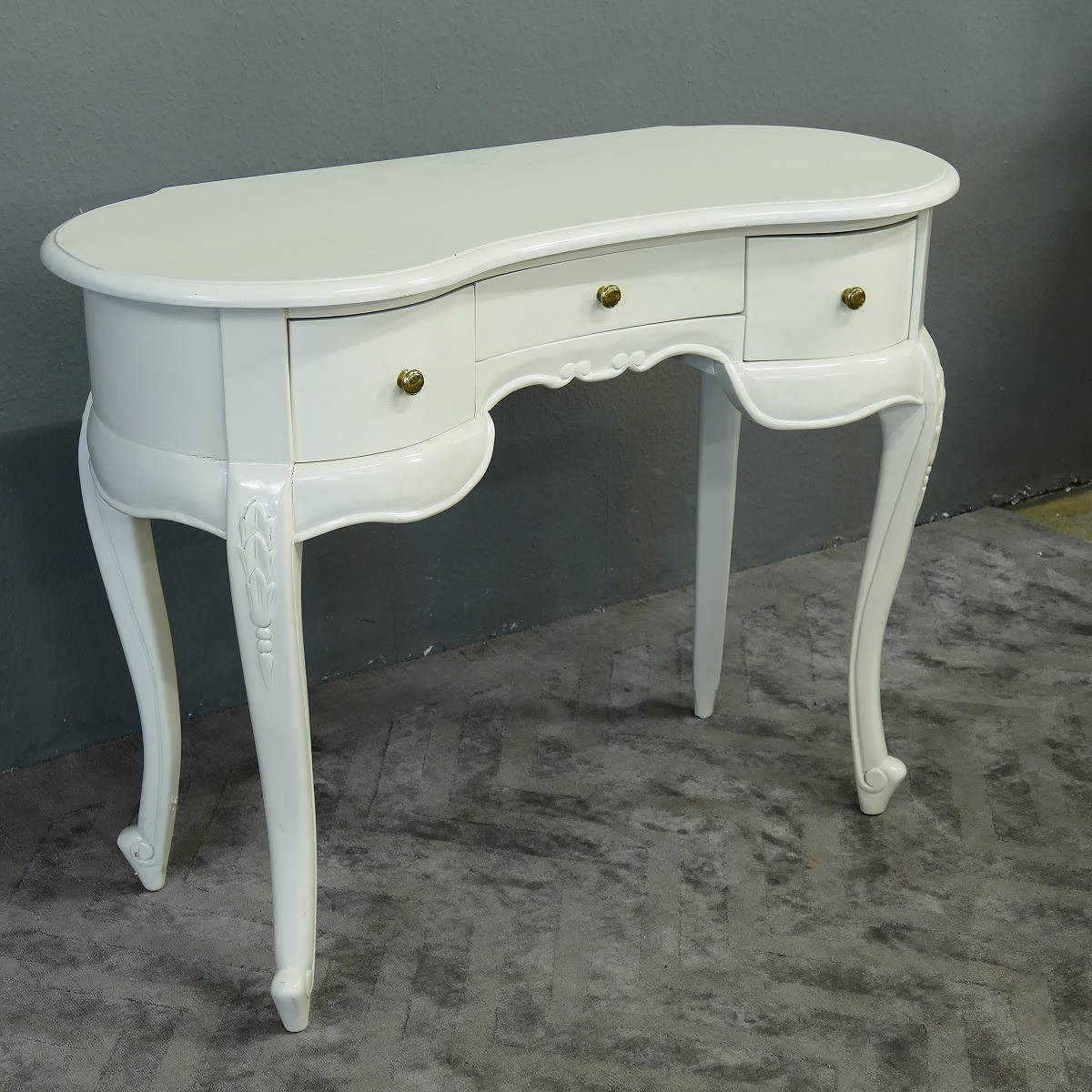 Englische Konsole Mahagoni Handarbeit excellent white