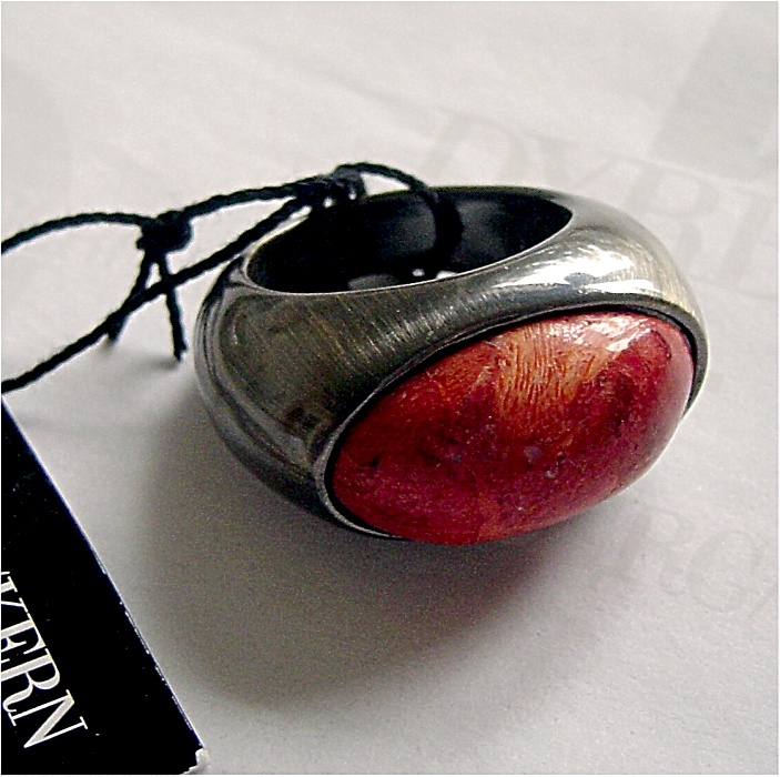 Dyrberg Kern Ring JENO B  CORAL, Gr. 2 = 17 mm Innendurchmesser
