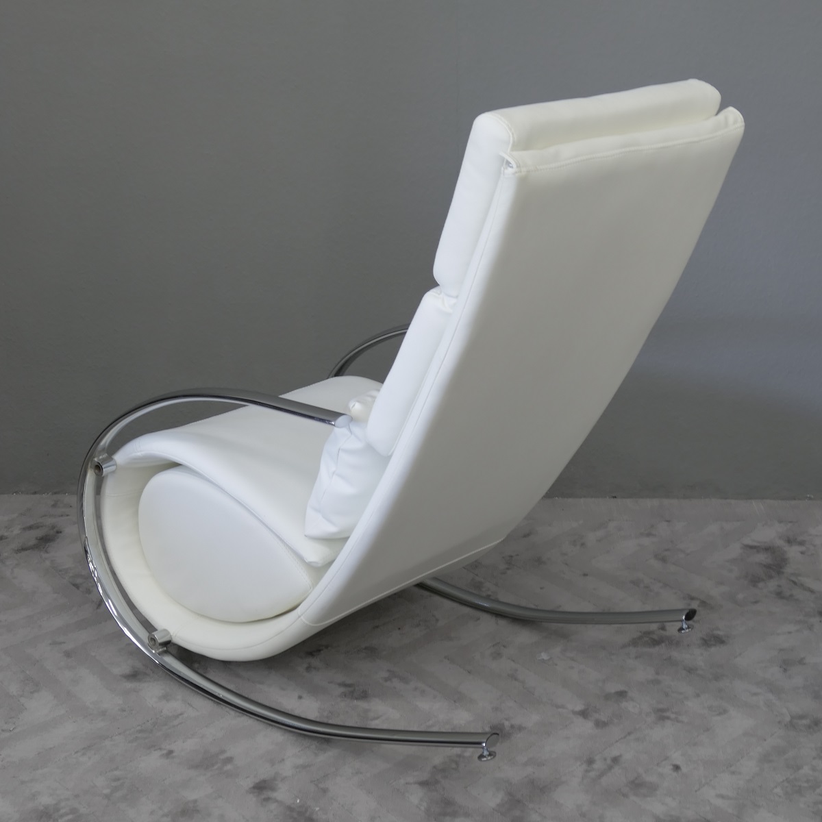 Schaukelstuhl Relaxliege Lounge Chair New Design Farbe: white