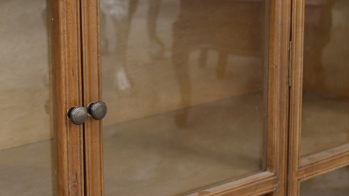 Bücherschrank Schrank Buchregal Vollholz Ausstellungsstück