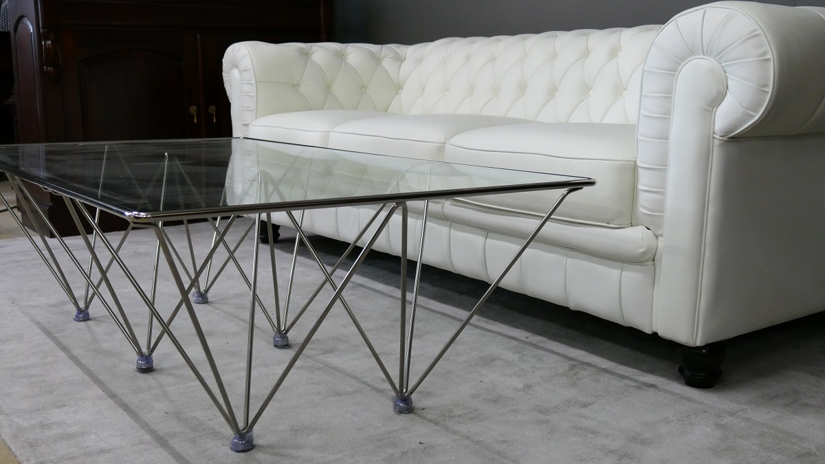 Designer Glastisch Couchtisch Tisch Kaffeetisch super stylish