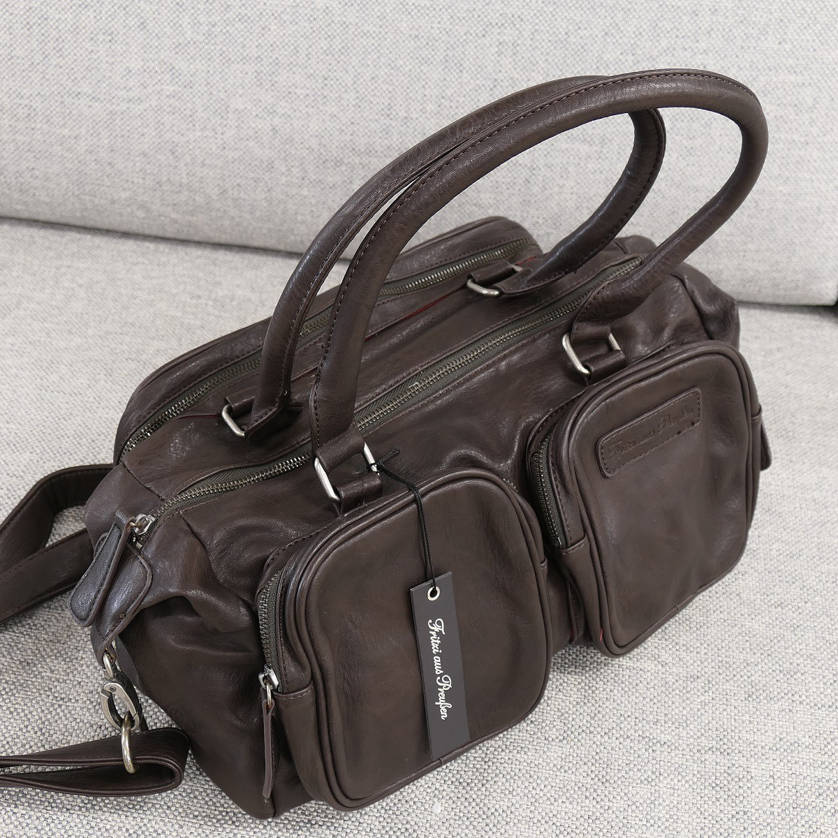 Handtasche Shopper Bag Dagmar Boston Brown Fritzi aus Preußen Kopie