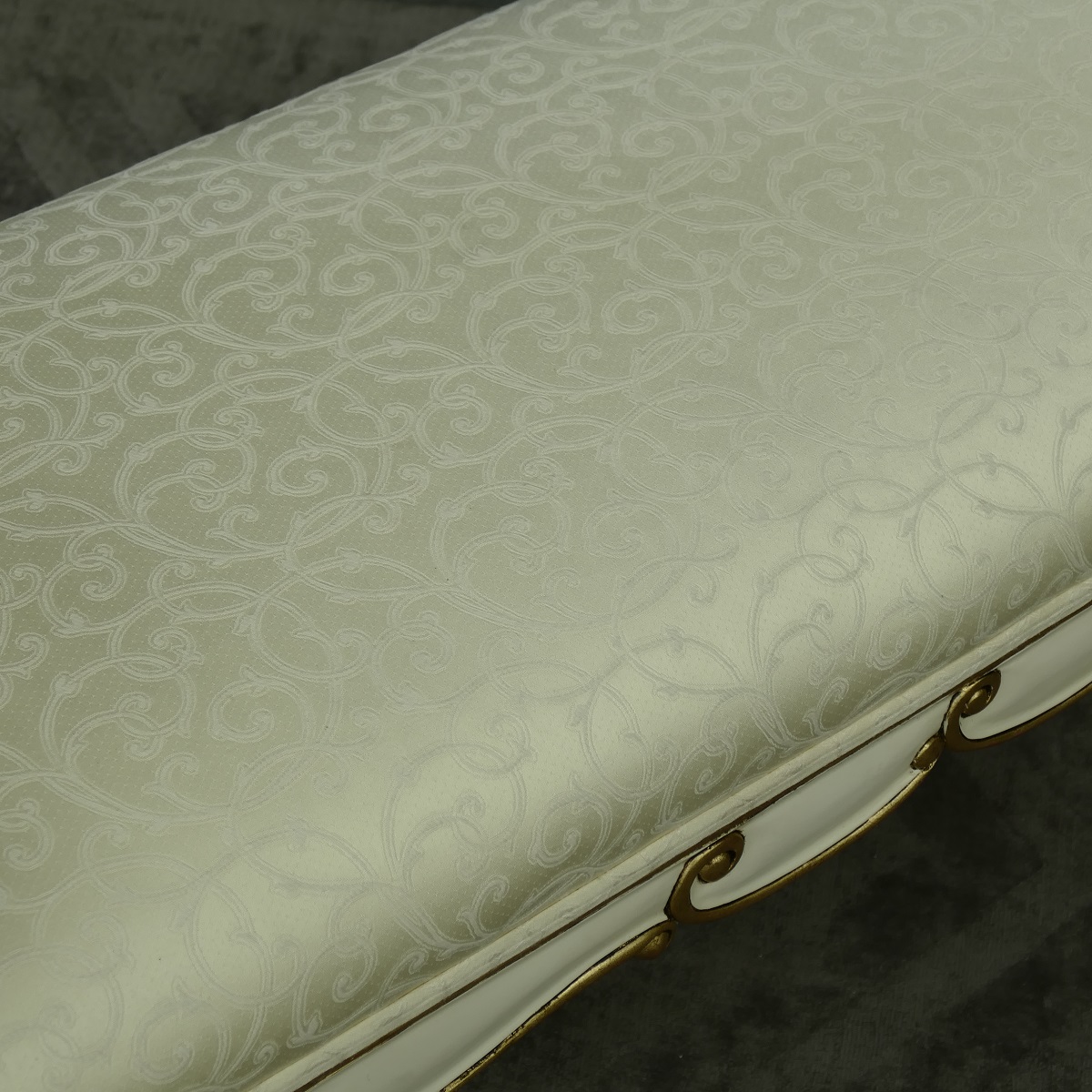 Sitzbank Ankleidebank Bank Hocker Mahagoni Antik um 1890