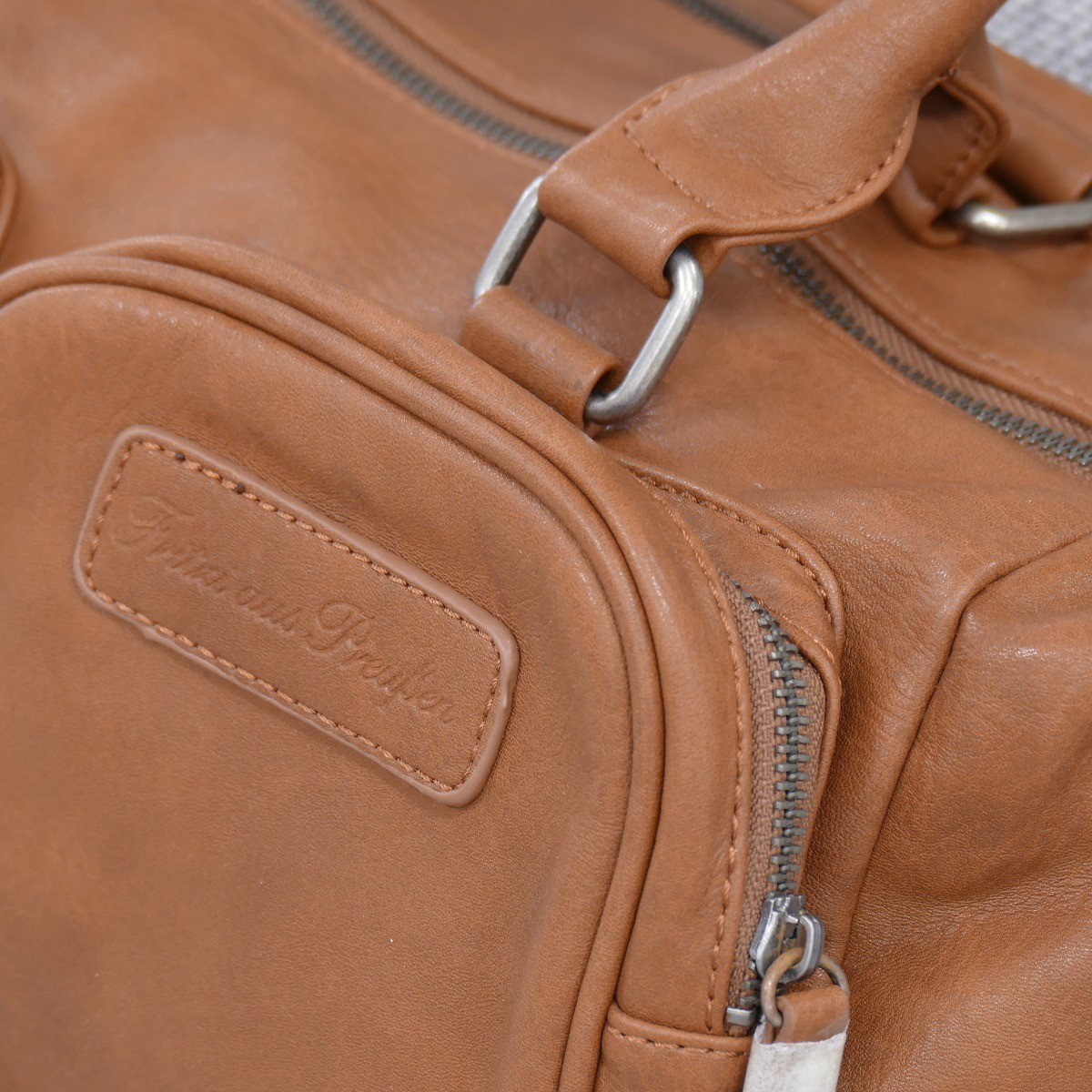 Handtasche Shopper Bag Dagmar Boston Cognac Fritzi aus Preußen