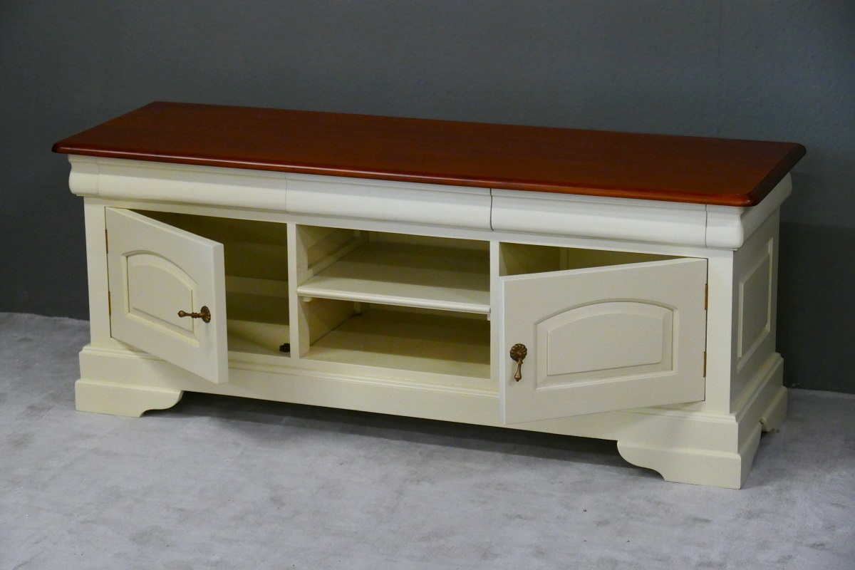 TV Schrank Buffet Sideboard Malmö massiv Mahagoni Handabrbeit Premium Qualität