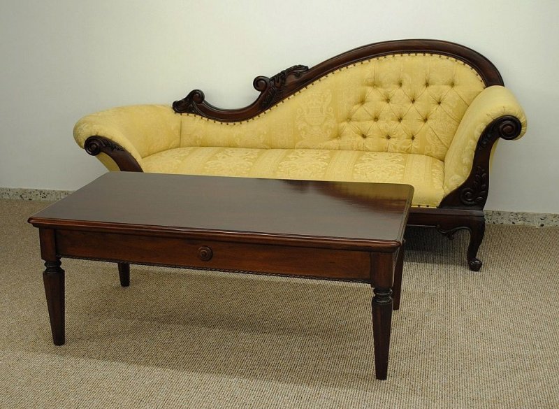 Tisch Couchtisch Oxford Mahagoni Handarbeit Premium Qualität