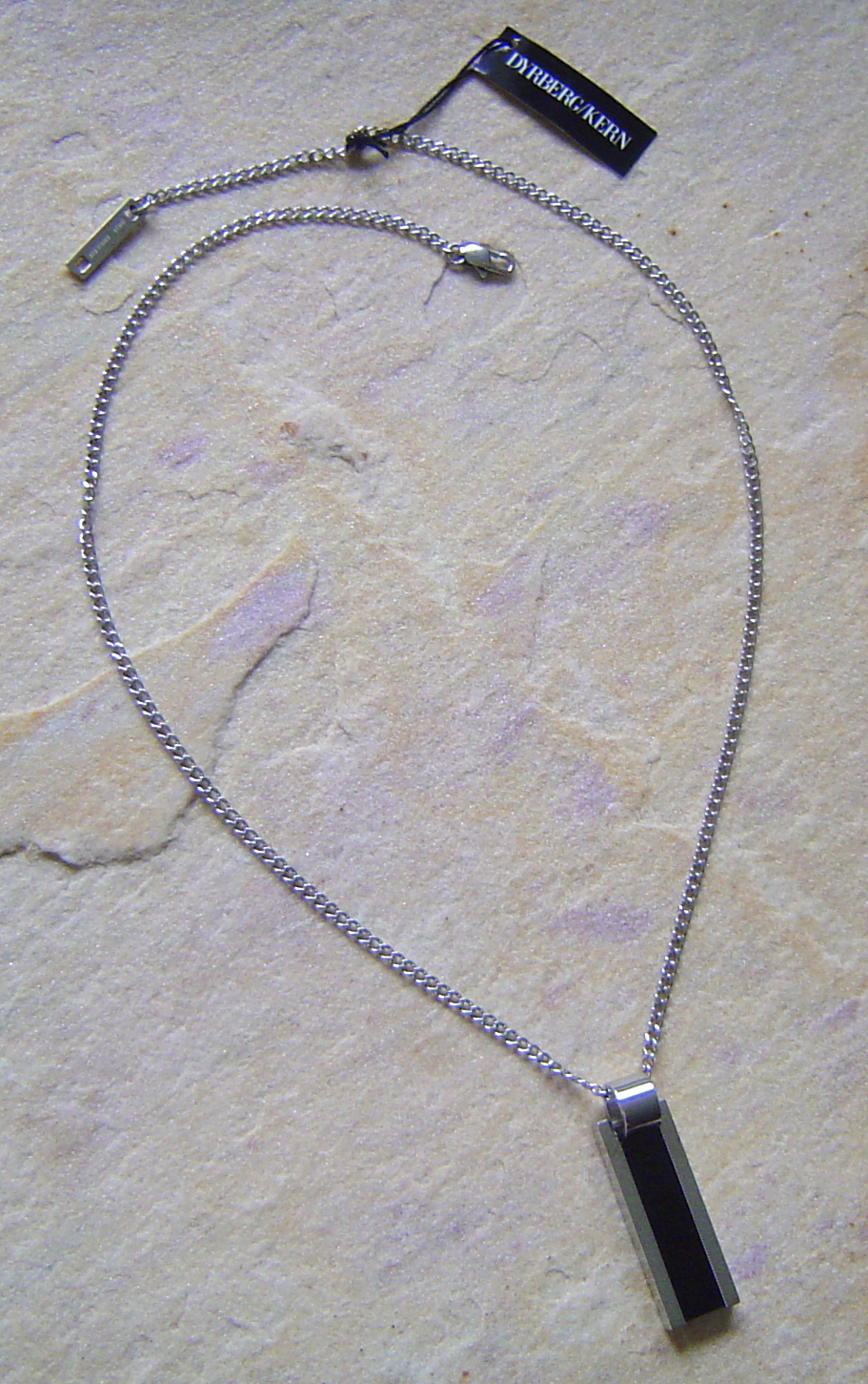 Dyrberg Kern DK man Kette mit Anhänger Bayard Black
