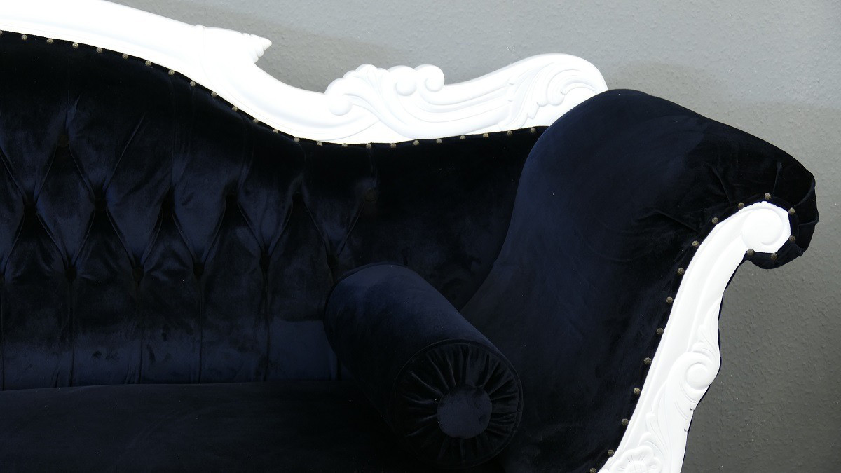 Wunderschöne Couch Recamiere Ottomane Mahagoni
