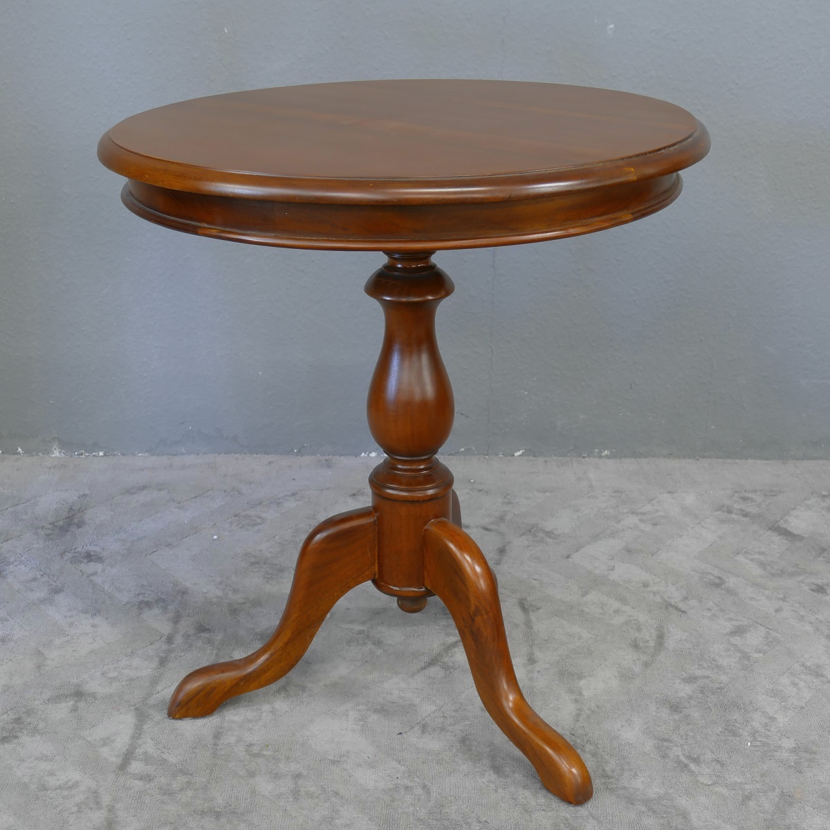 Tisch Teetisch Beistelltisch Wine Table Mahagoni Farbe Holz hellbraun Walnuss
